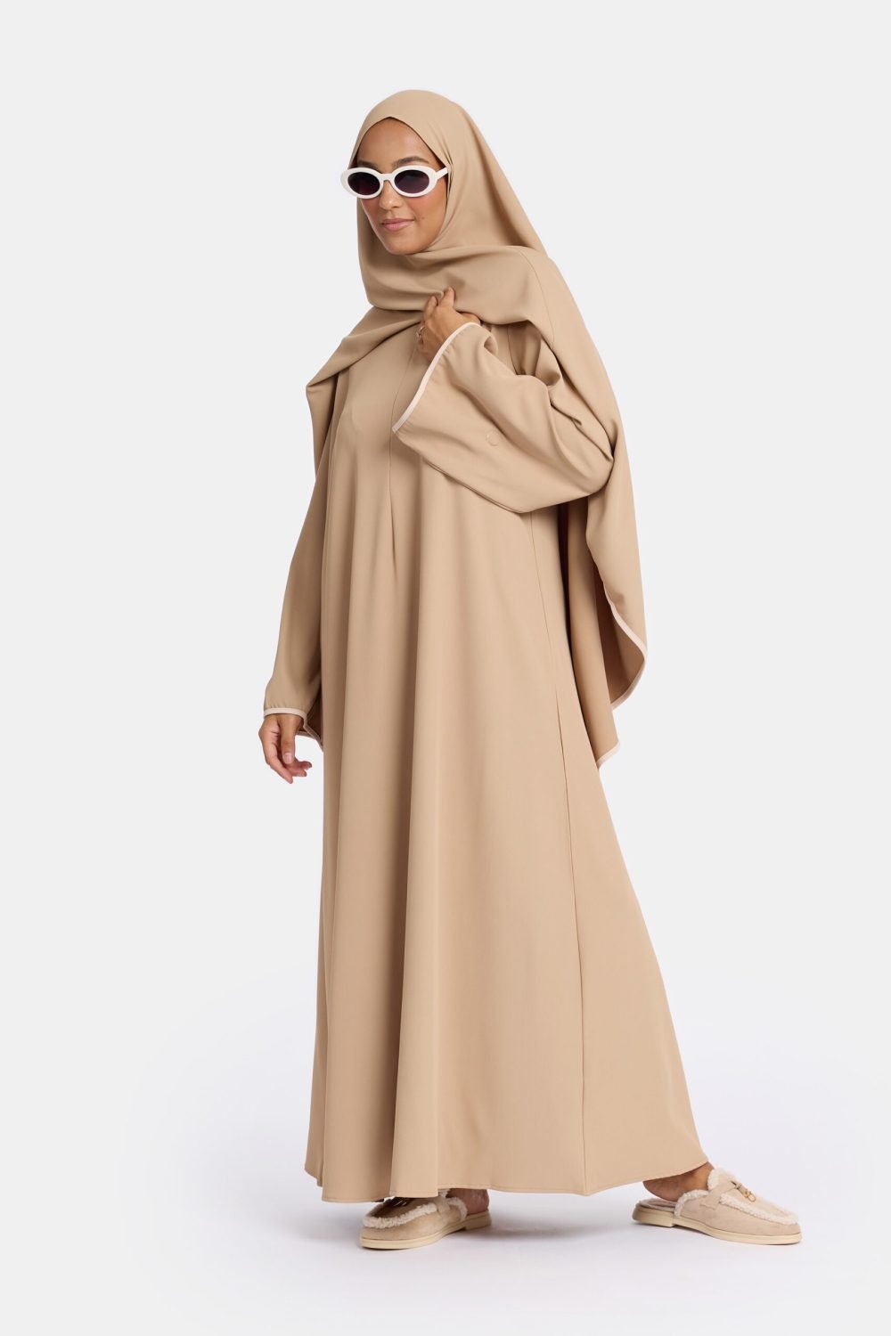 Magnet line abaya Camel - Afbeelding 2