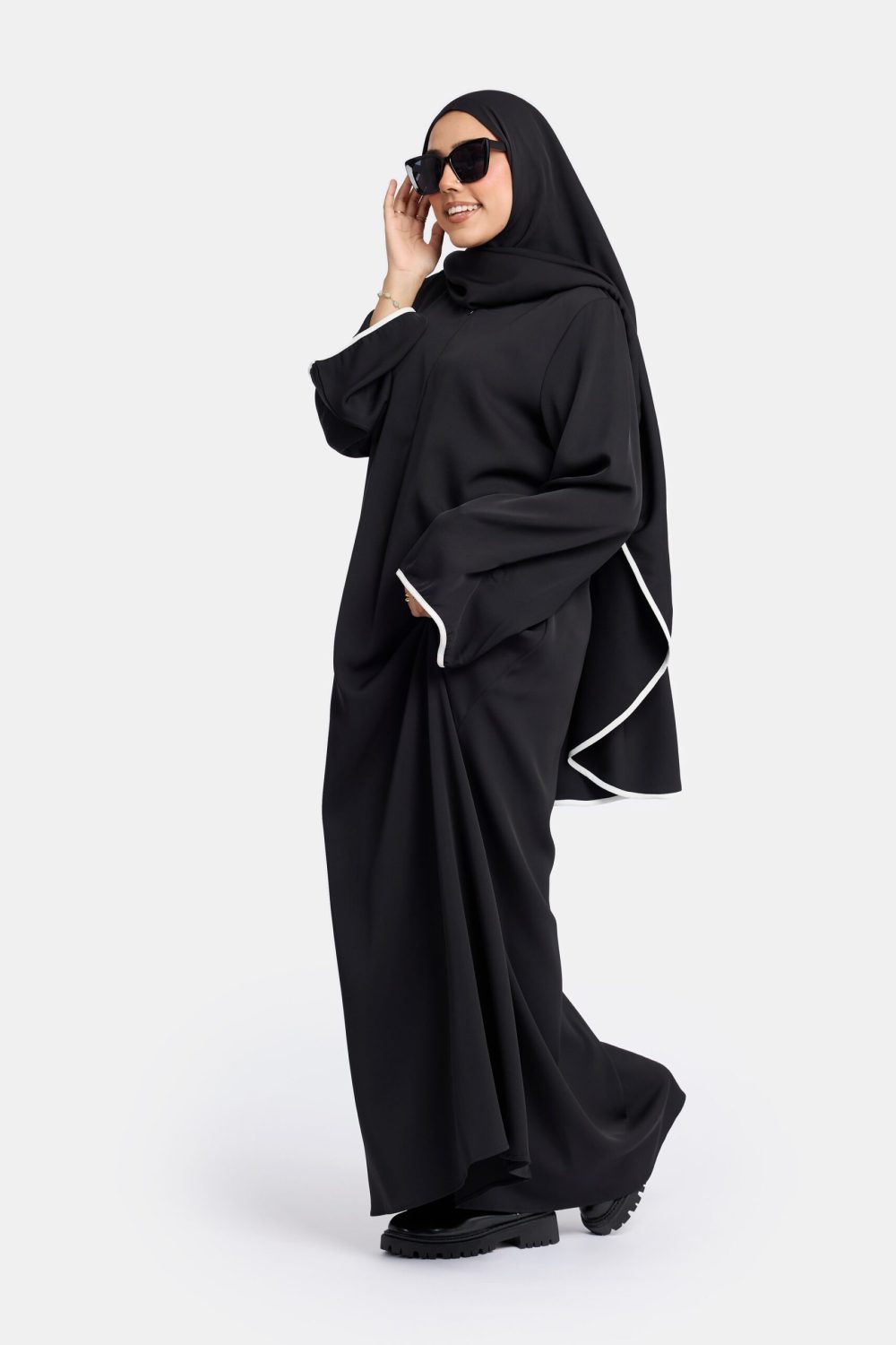 magnet line abaya Black - Afbeelding 2