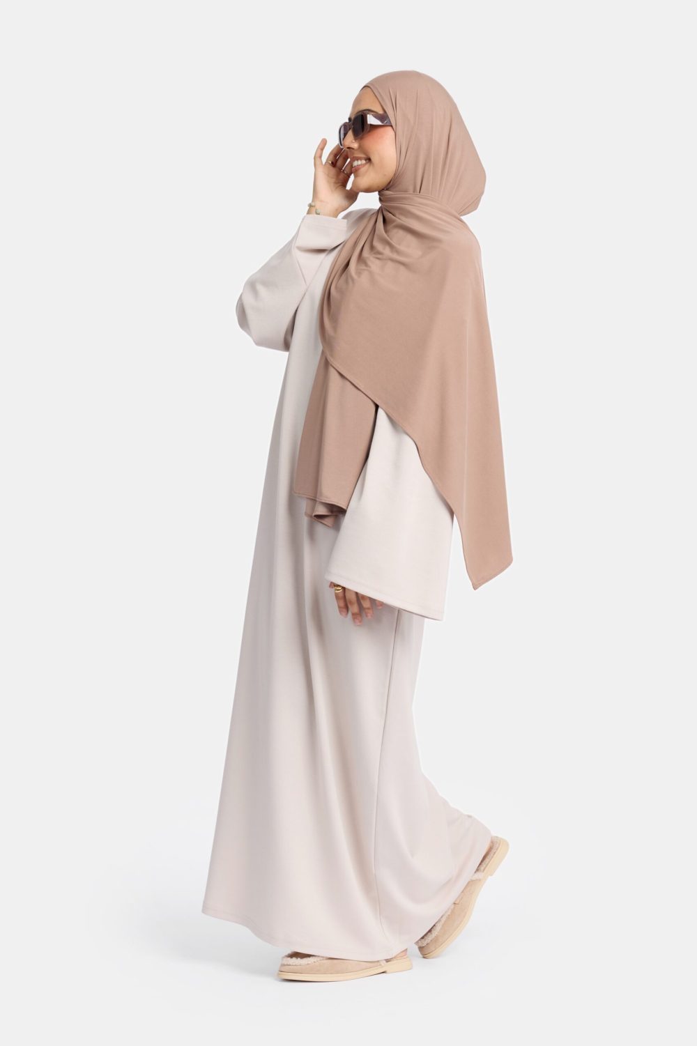 Sweater abaya Ivory