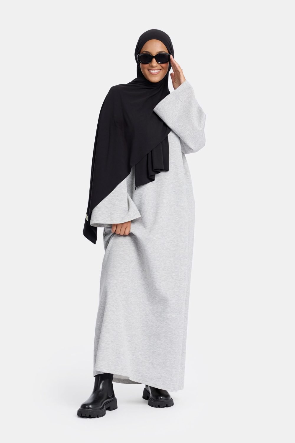 Sweater abaya Jogging Grey