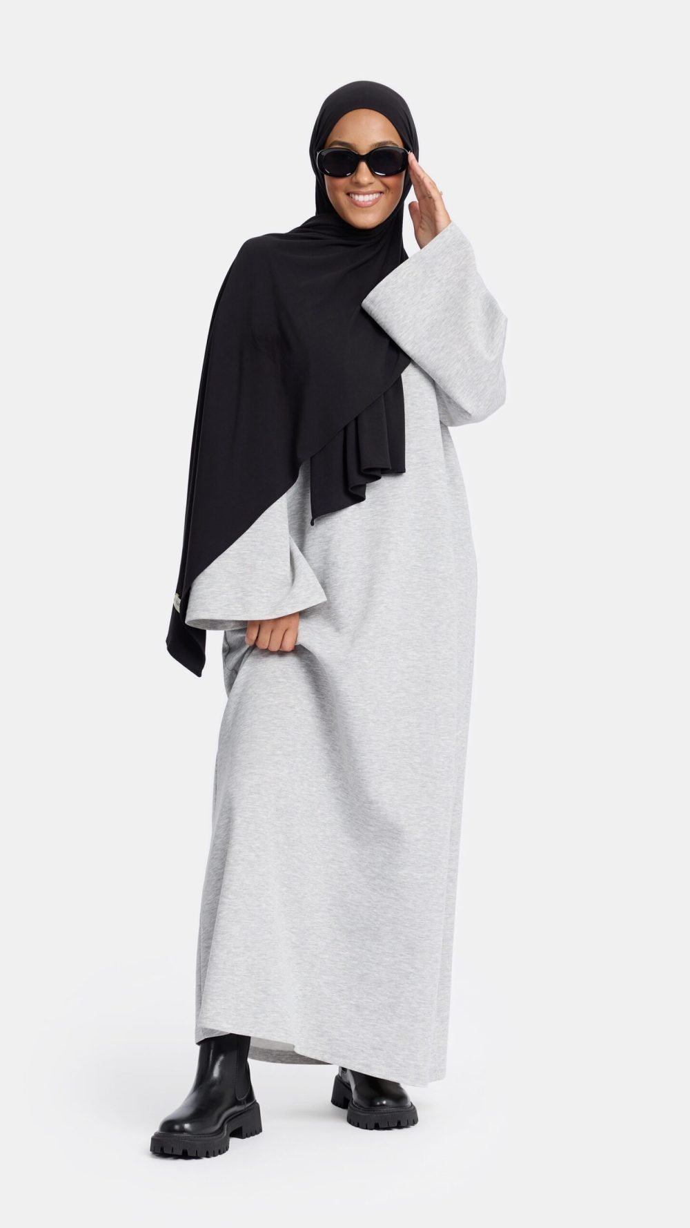 Sweater abaya Jogging Grey