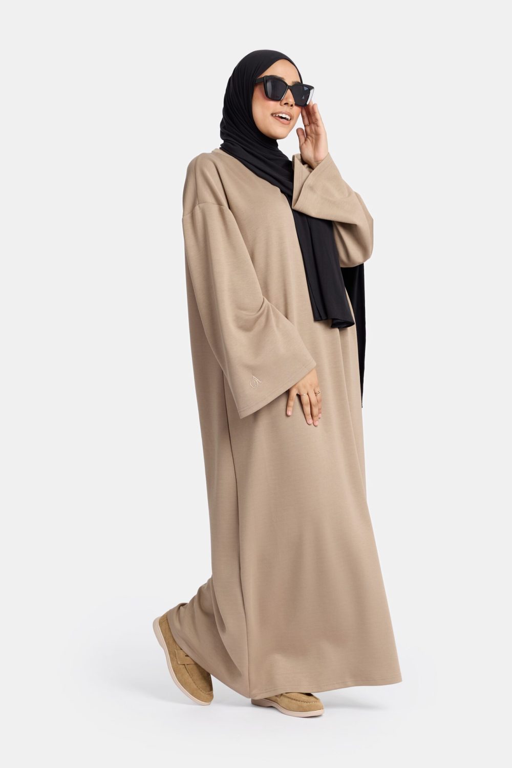 Sweater abaya Suede
