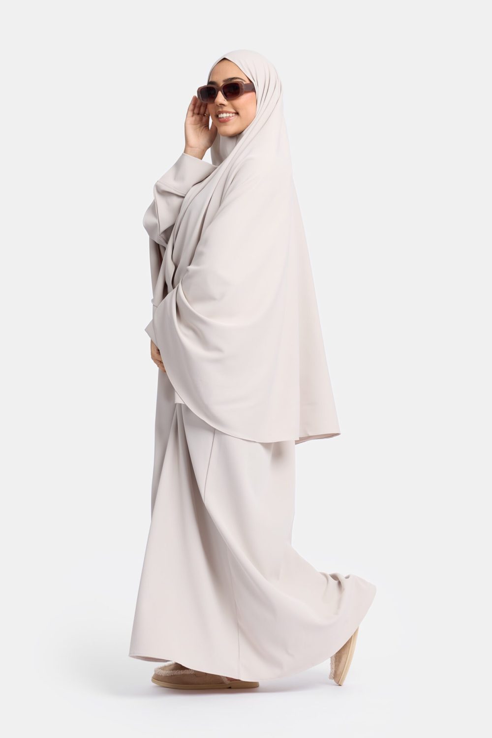 Heup khimar silver (oversized collectie) - Afbeelding 2