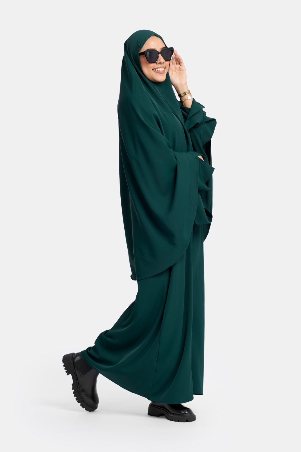 Heup khimar Forestgreen (oversized collectie)