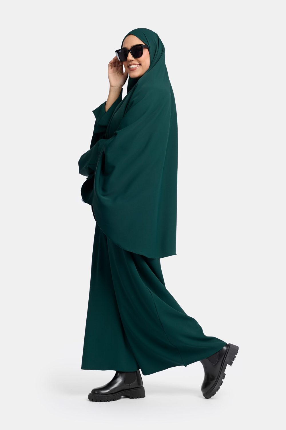 Heup khimar Forestgreen (oversized collectie) - Afbeelding 2