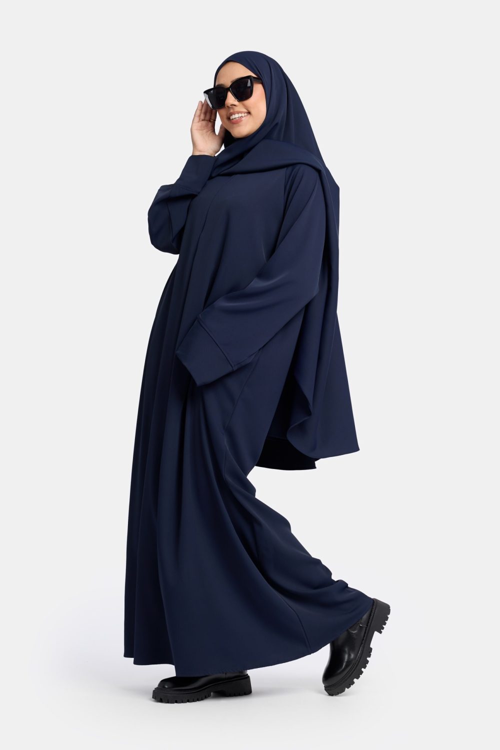 Oversized abaya Midnight blue - Afbeelding 2