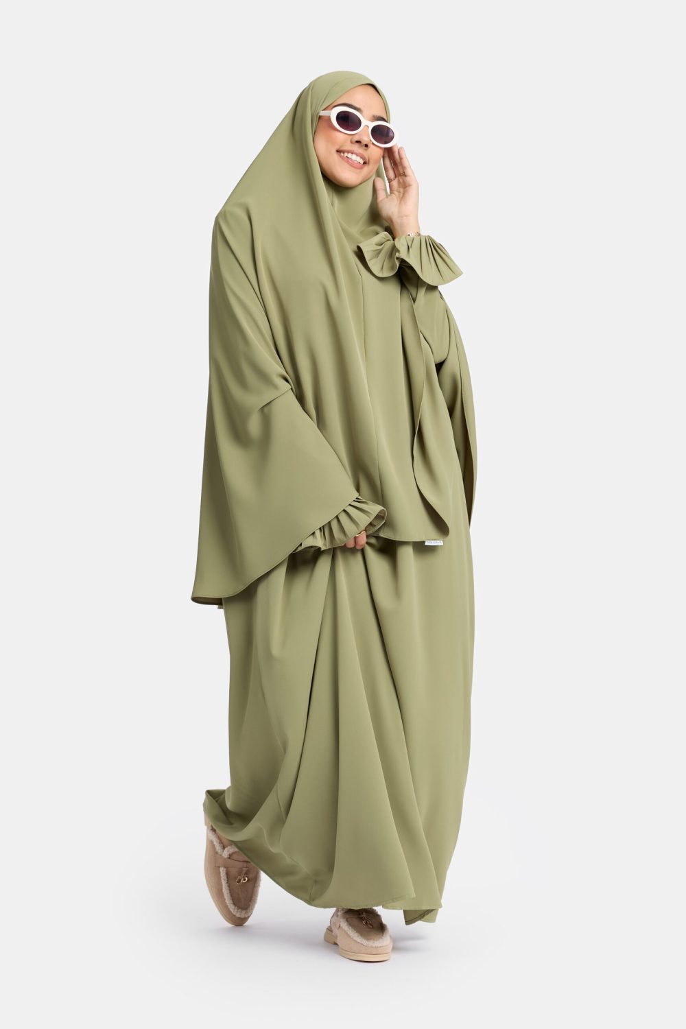 Excellent khimar Avocado - Afbeelding 2
