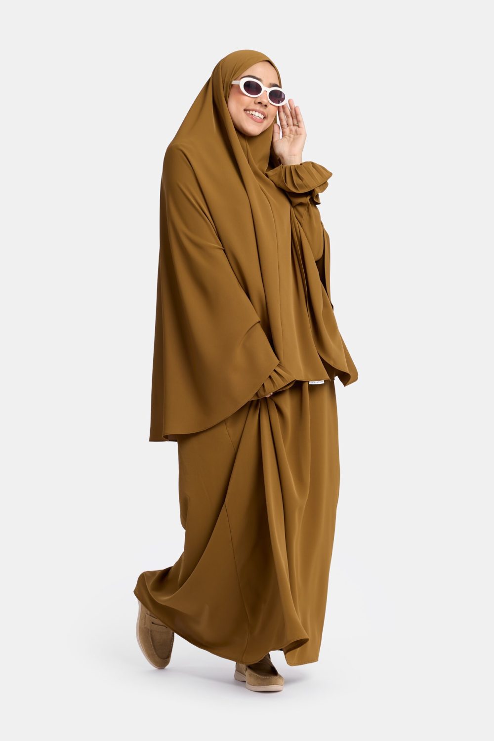 Excellent khimar Sepia - Afbeelding 2