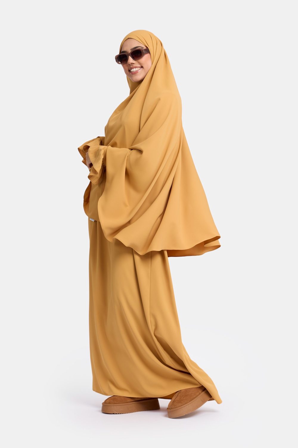Excellent flower Khimar Pumpkin