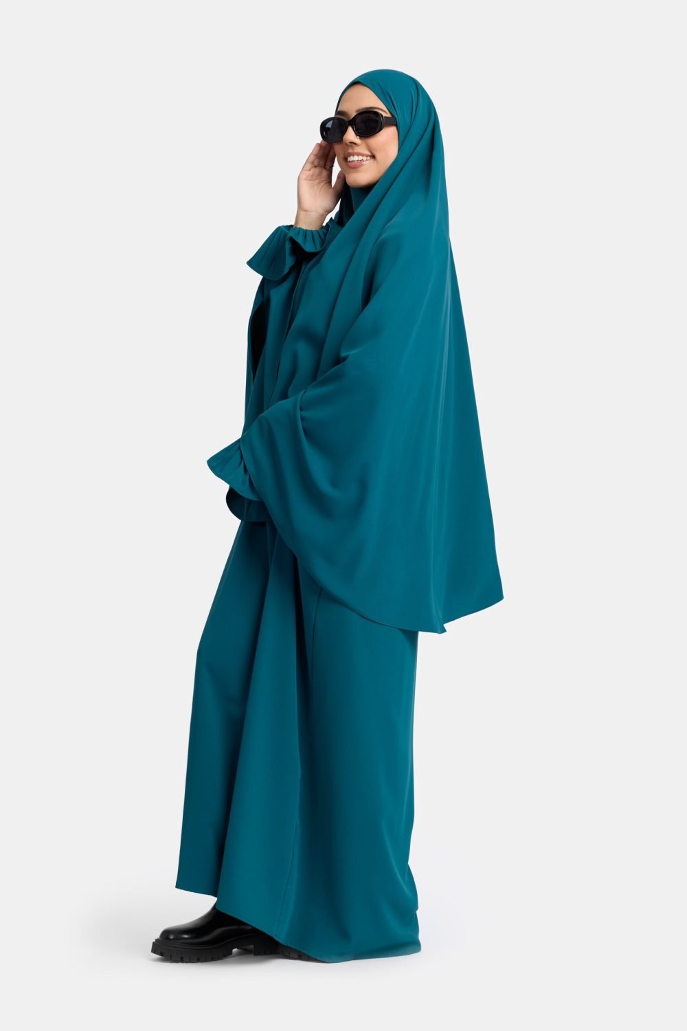 Excellent khimar Petrol - Afbeelding 2