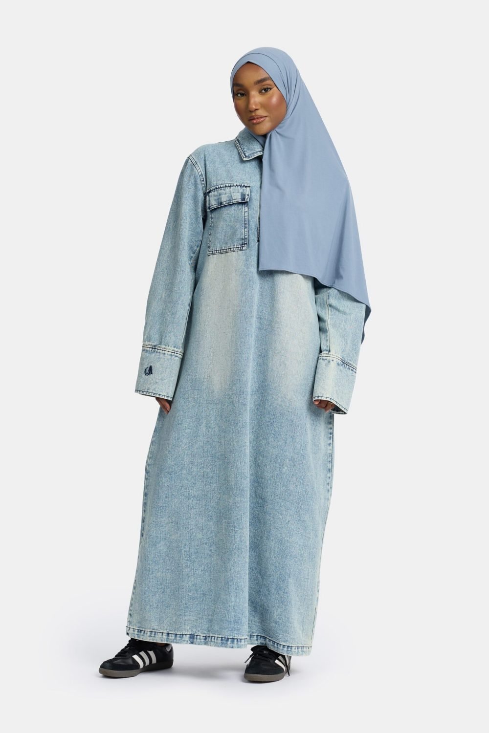 Denim Abaya Blue - Afbeelding 3