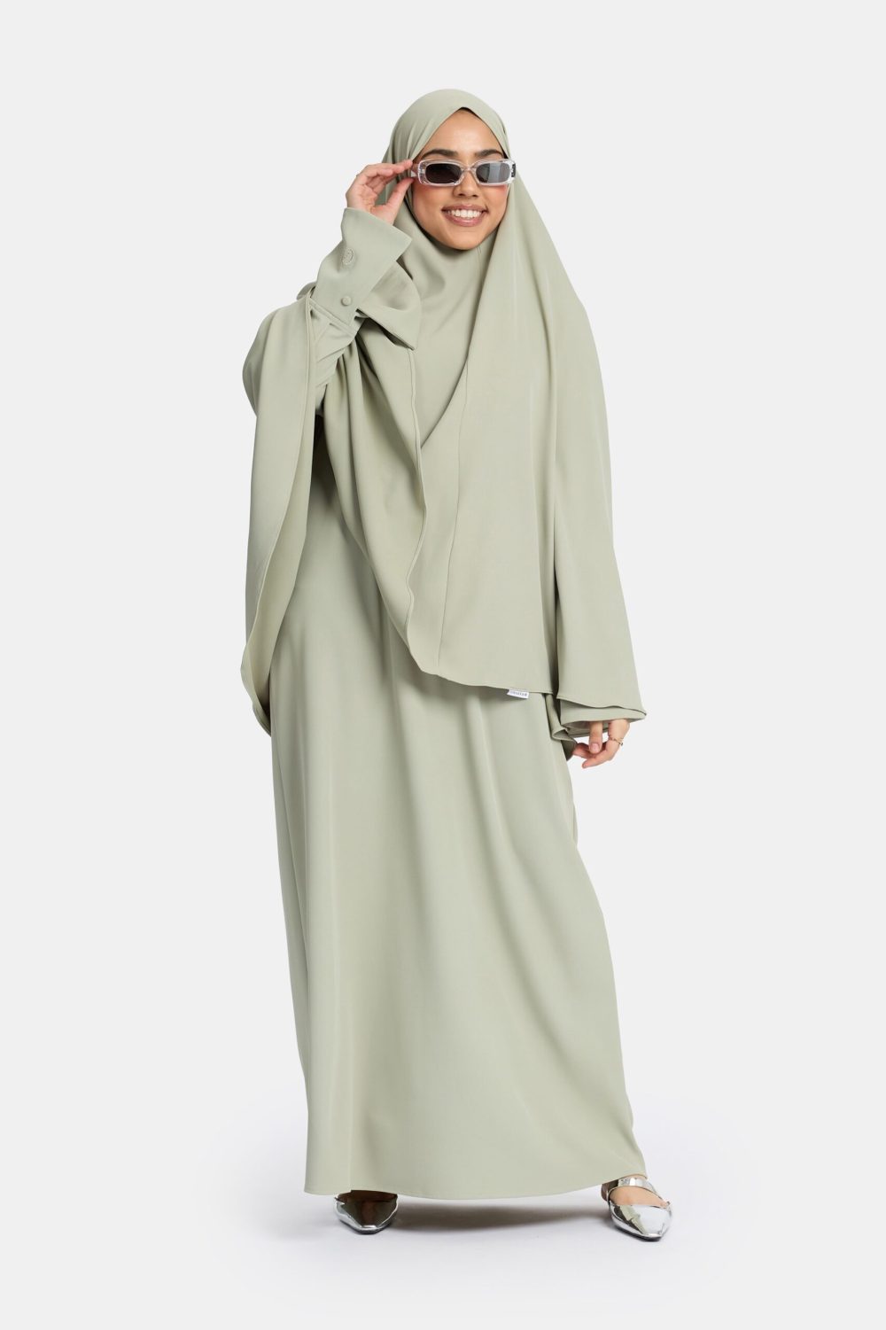 Heup khimar Soft Mint (simplicity charm) - Afbeelding 2