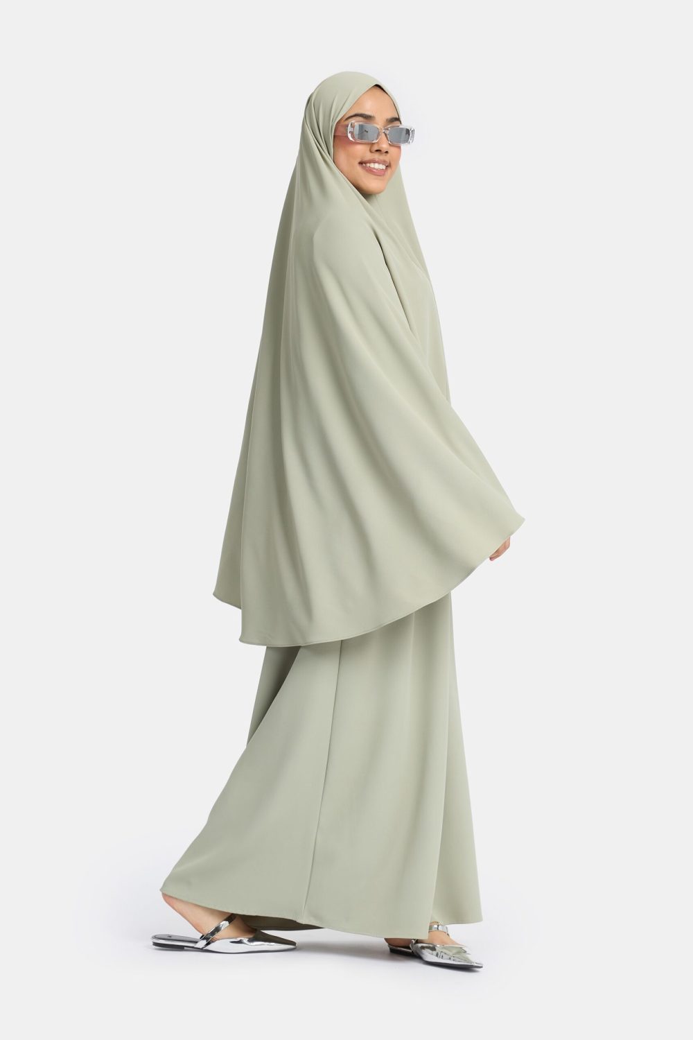 Heup khimar Soft Mint (simplicity charm)