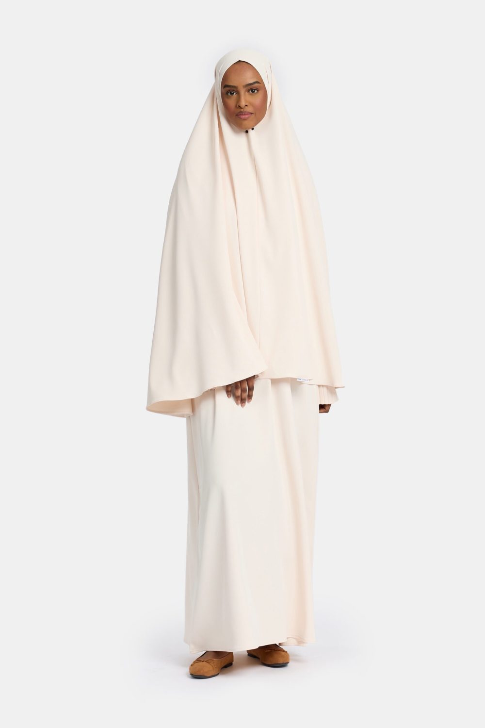 Heup khimar Beige (plisse collectie)