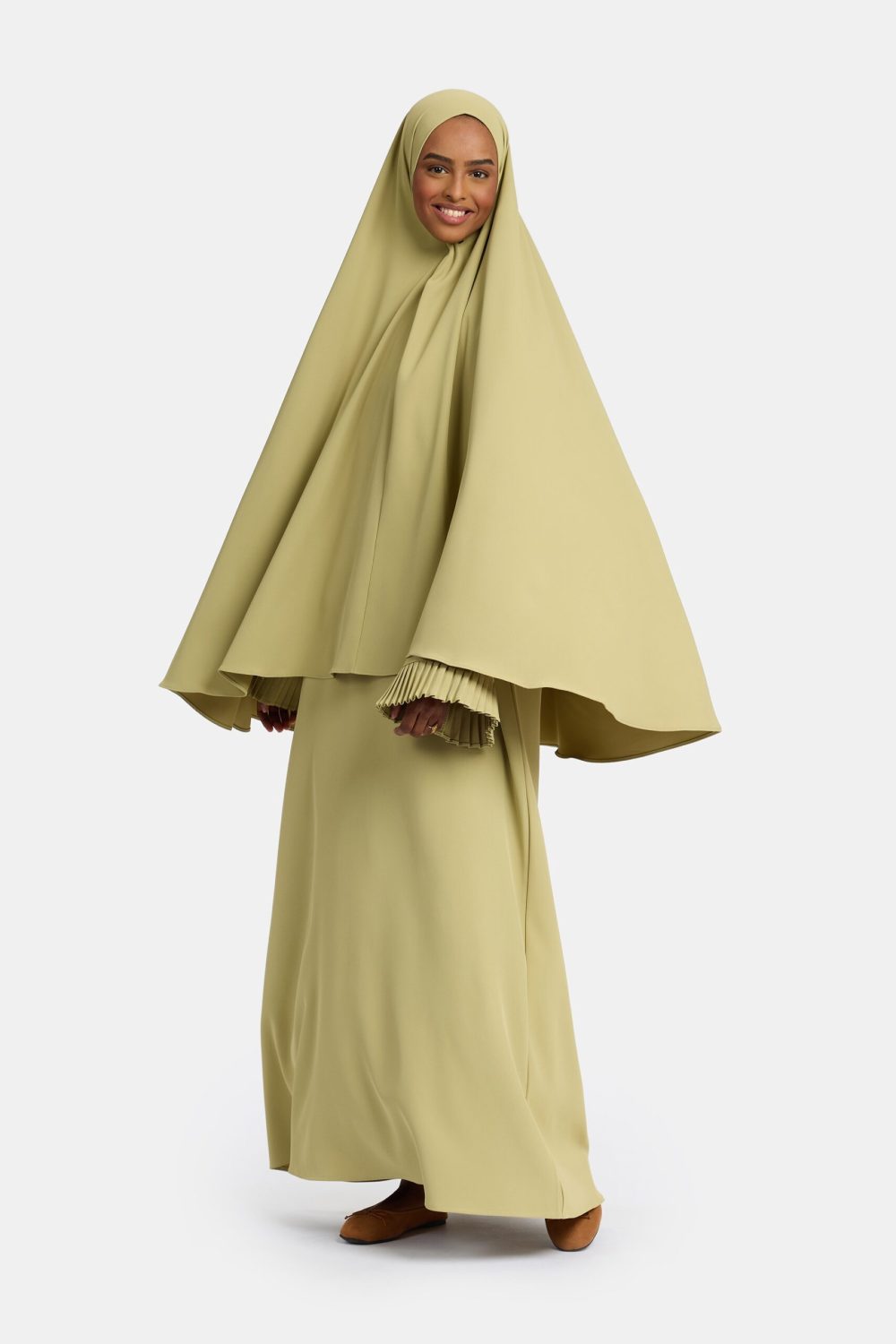 Heup khimar Leaf (plisse collectie) - Afbeelding 2