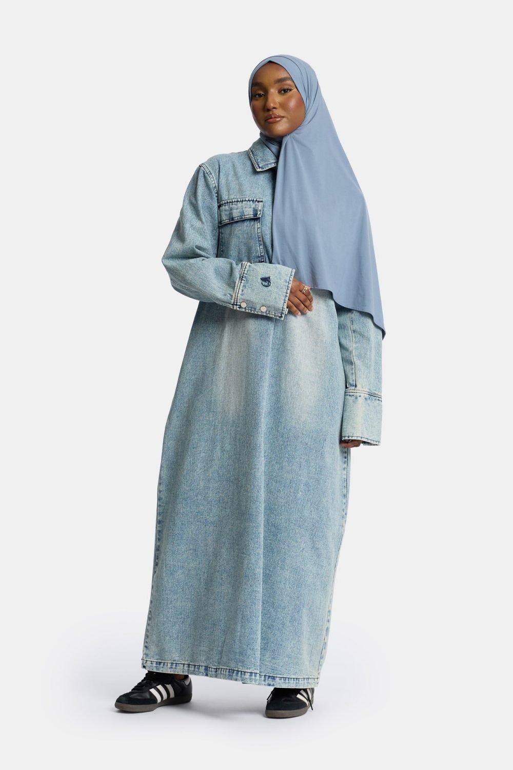 Denim Abaya Blue - Afbeelding 2
