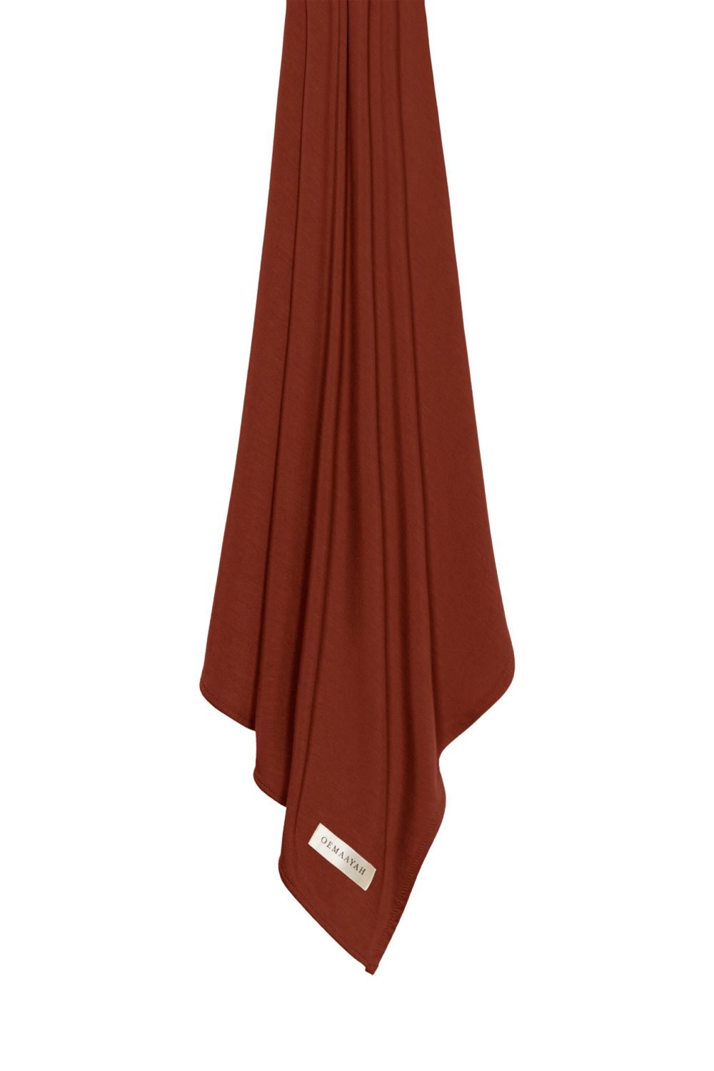 Bamboo jersey scarf Mahogany - Afbeelding 3