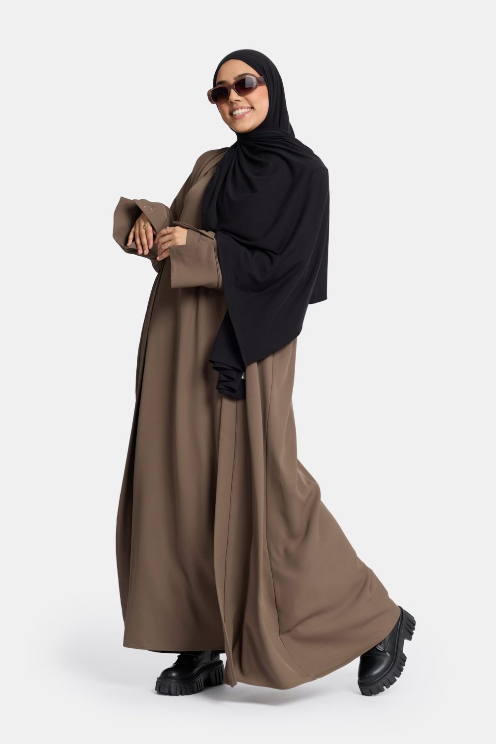 Kimono and abaya set Umber