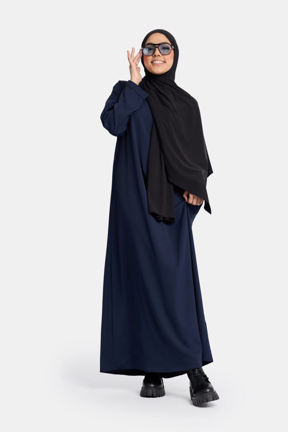 Kimono and abaya set Midnight Blue - Afbeelding 4