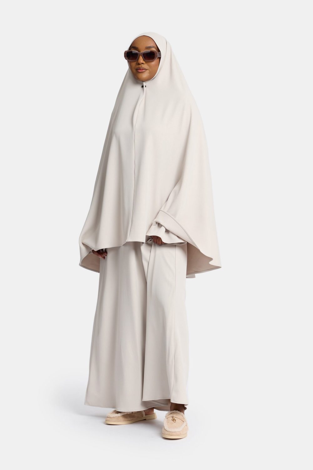 Heup khimar Silver (embroidery collectie)