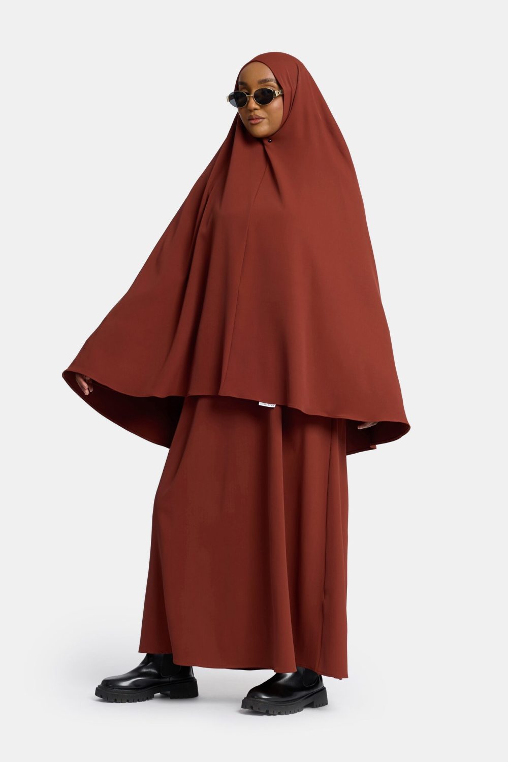 Heup khimar Red Wood (embroidery collectie)
