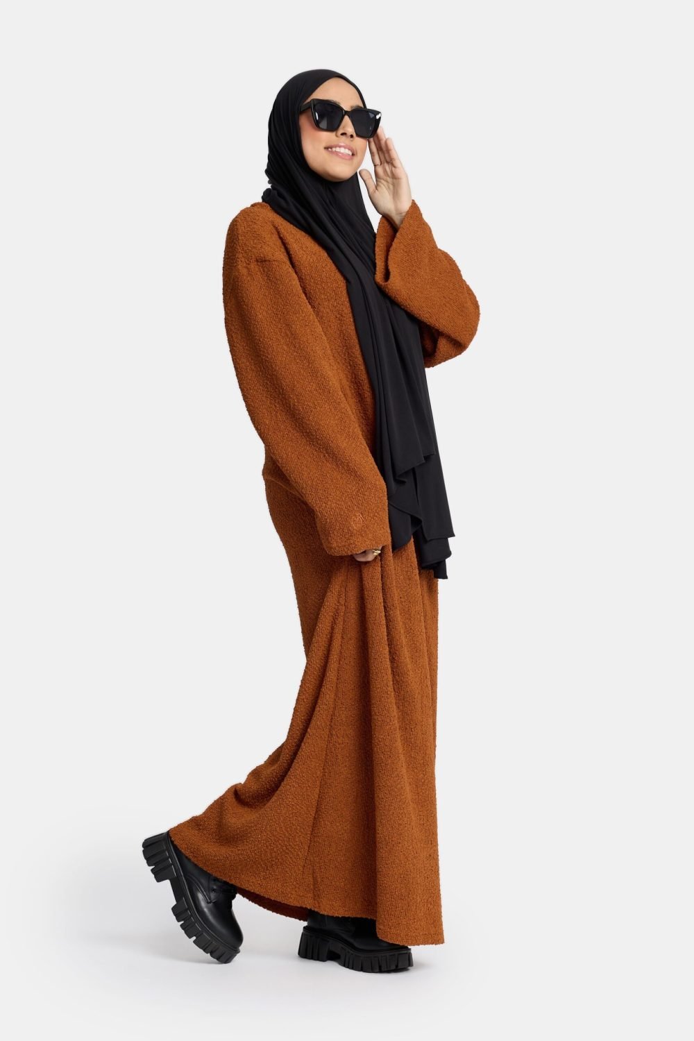 Teddy abaya Warm Bronze