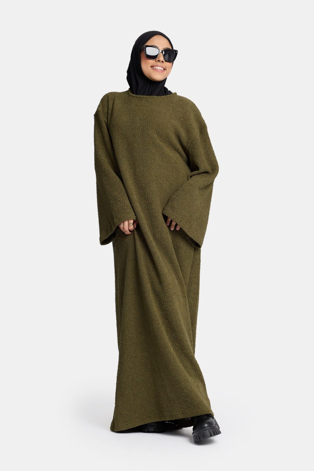 Teddy abaya Khaki Green - Afbeelding 3