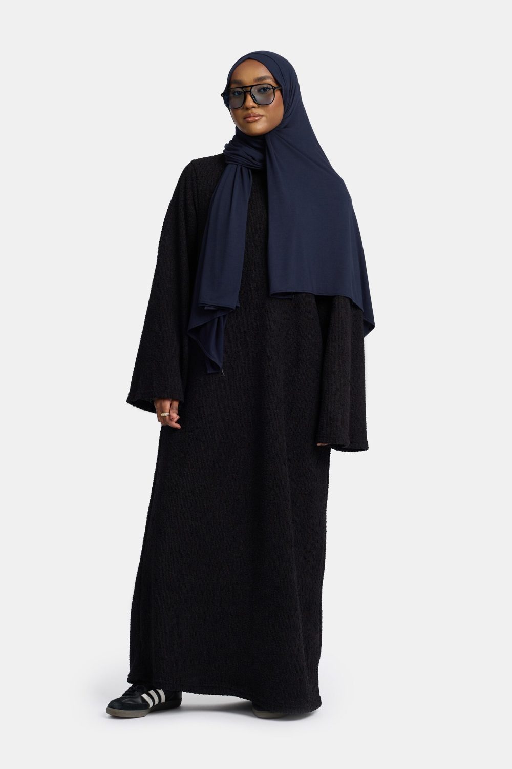 Teddy abaya Black