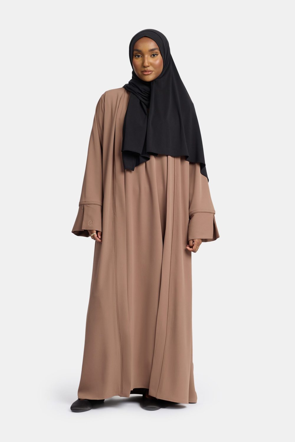Kimono and abaya set Hazelnut - Afbeelding 2