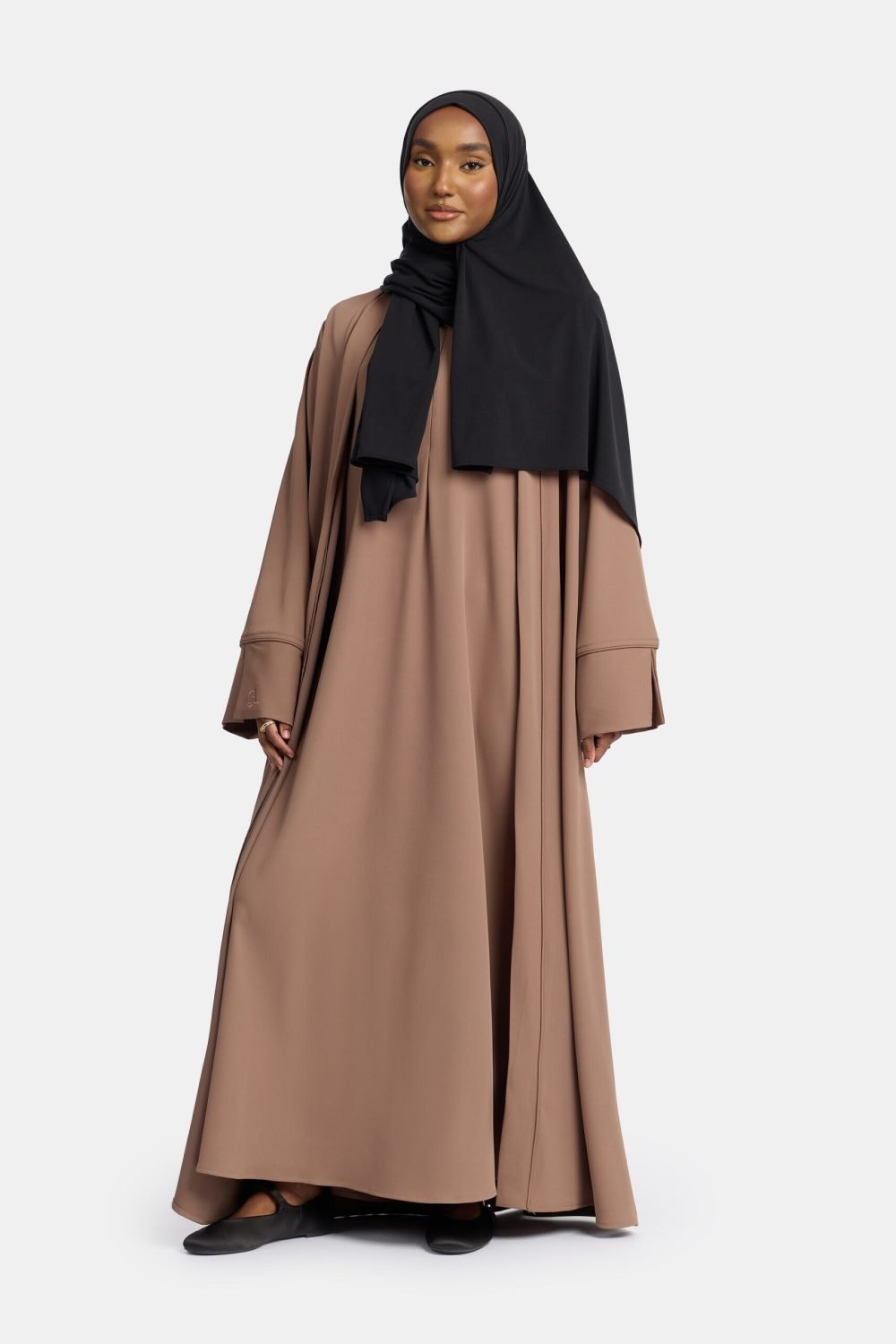 Kimono and abaya set Hazelnut