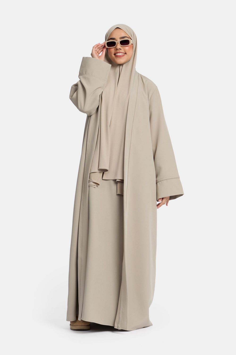 Classic kimono Grey Clay - Afbeelding 3