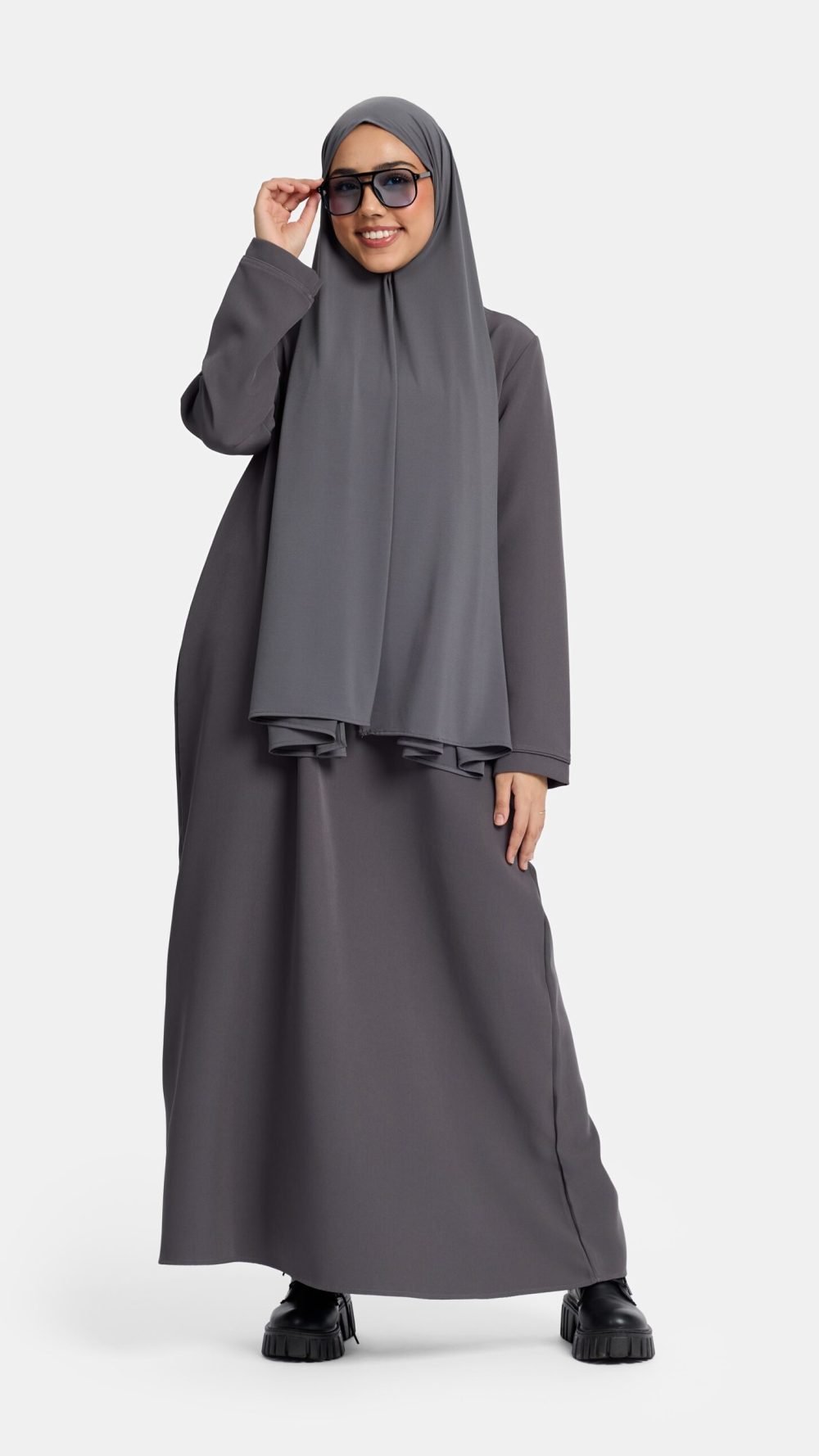 Classic abaya Marble Grey