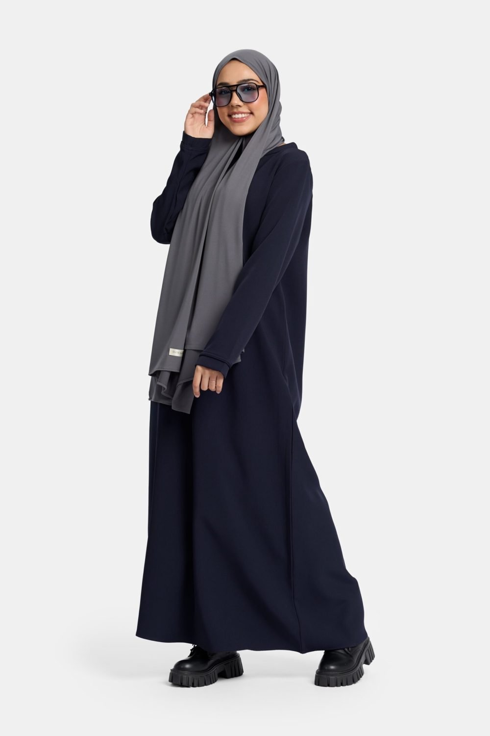Classic abaya Smokey Blue