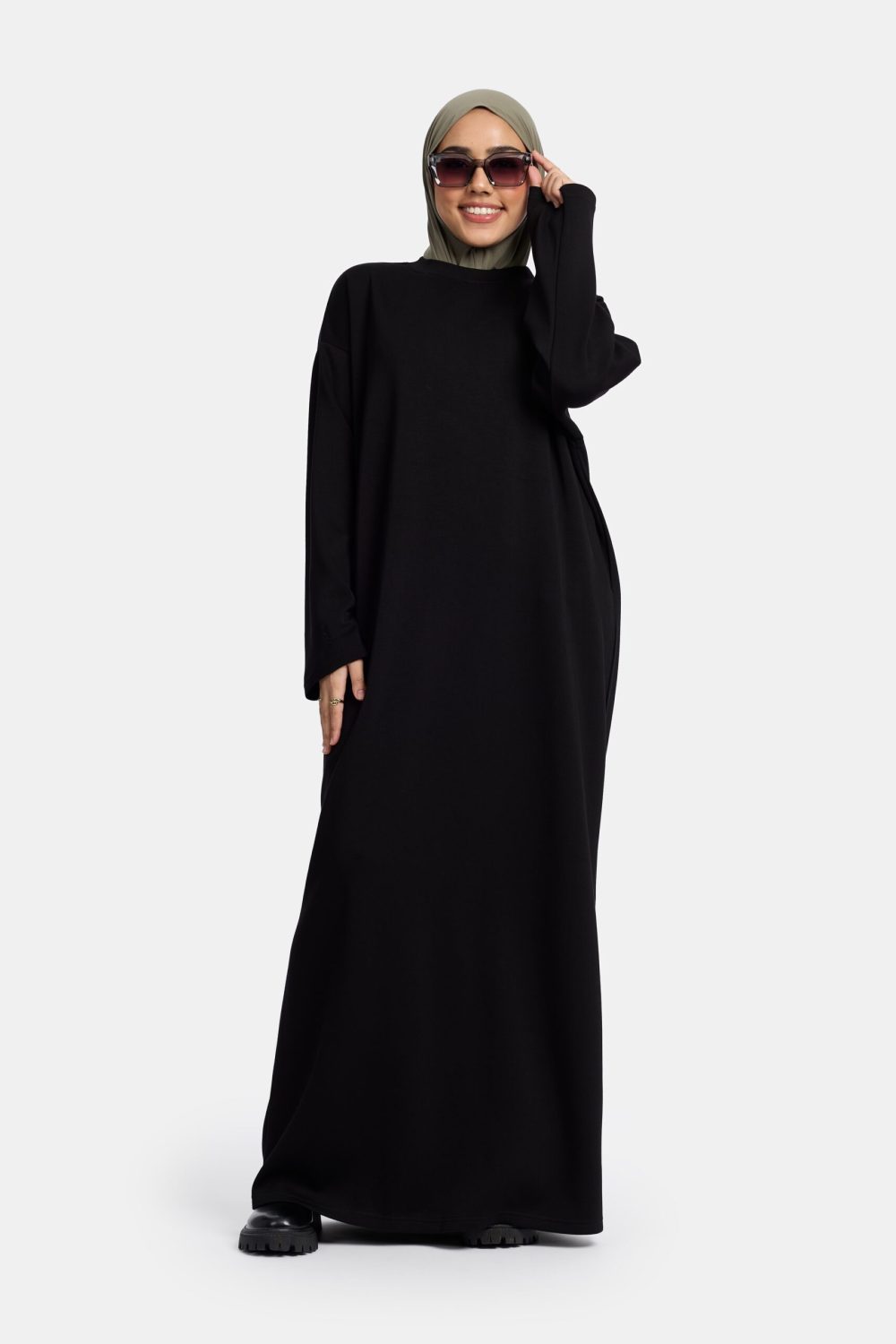 Sweater comfy abaya Black - Afbeelding 4