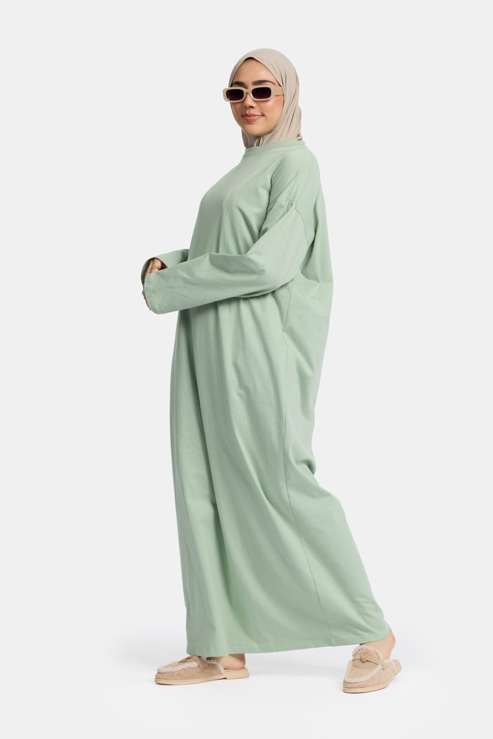 Cotton abaya Thyme