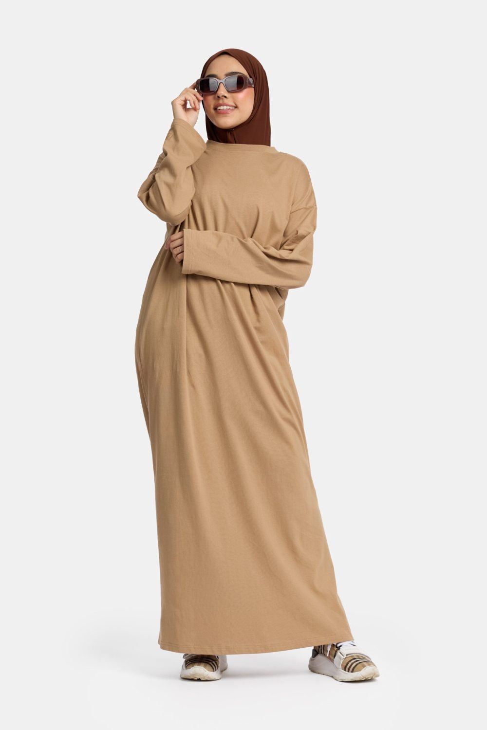 Cotton abaya Desert