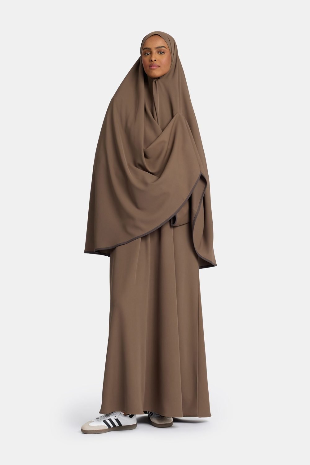 Magnet abaya and khimar set Umber - Afbeelding 2