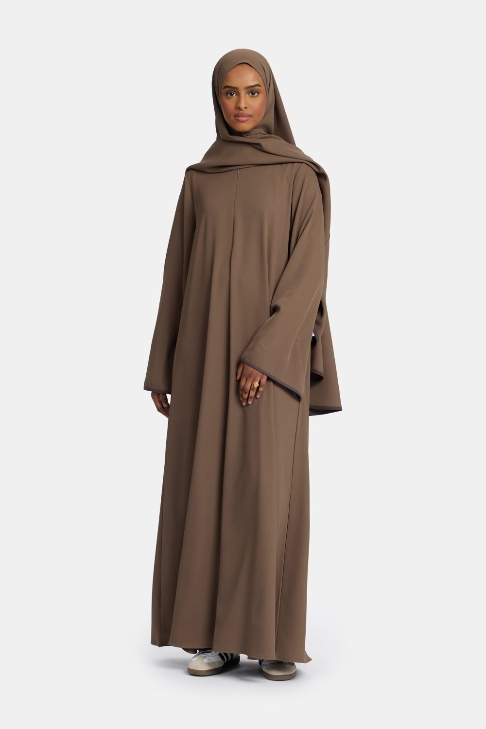 Magnet abaya and khimar set Umber - Afbeelding 3