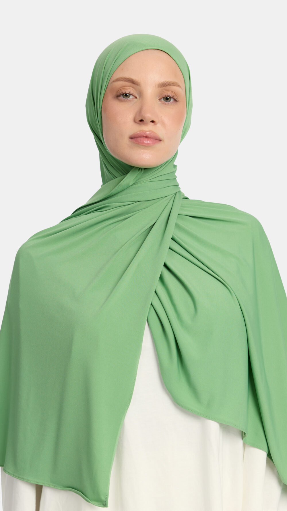 Premium jersey scarf Dark Mint