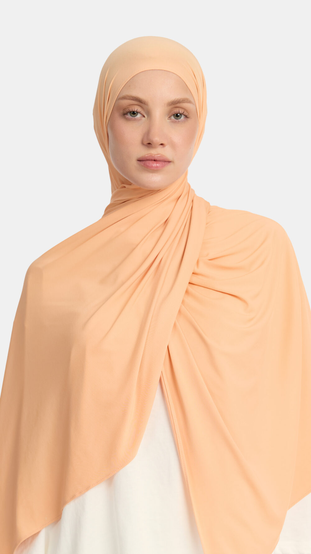 Breathable jersey scarf Powder Orange