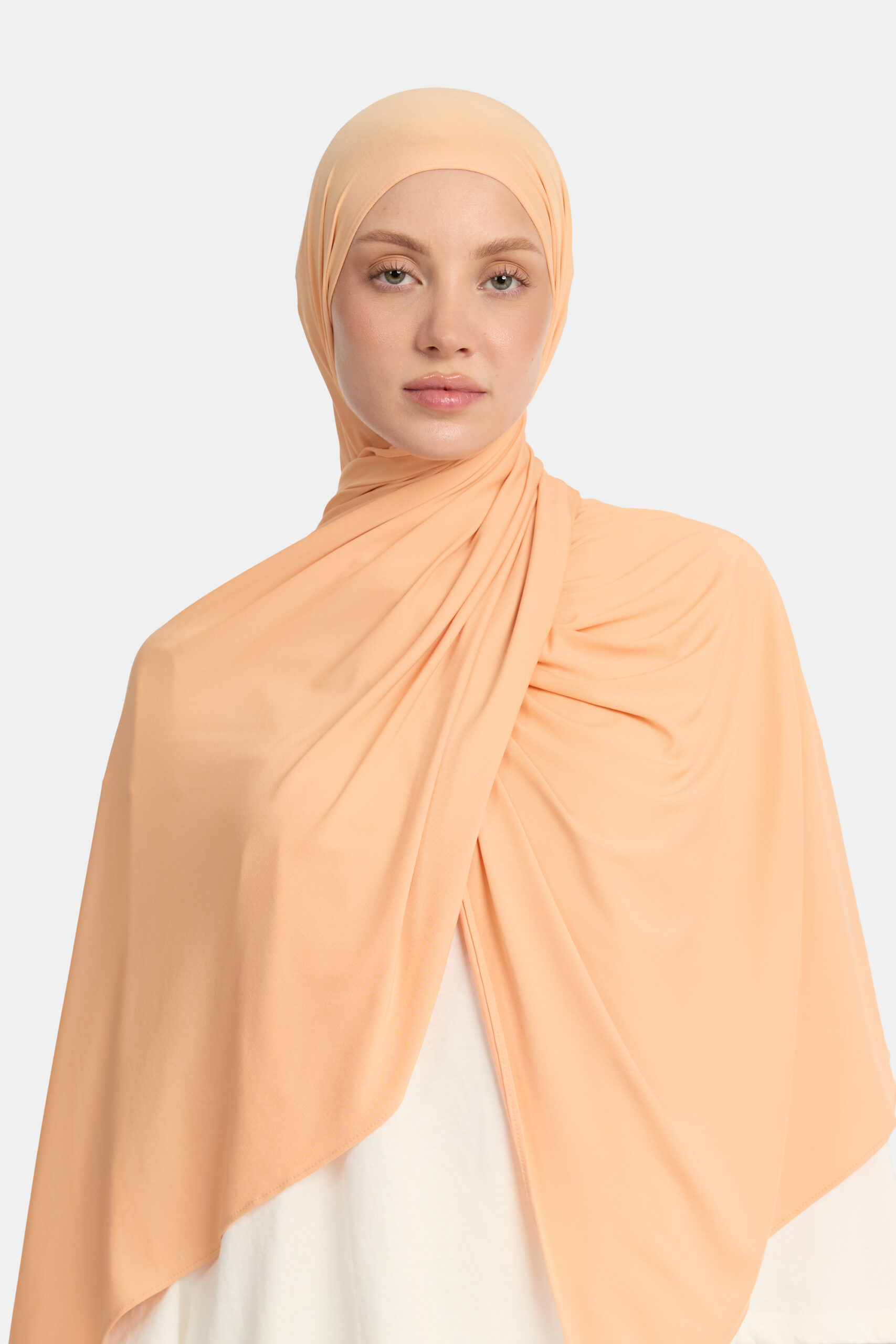 Breathable jersey scarf Powder Orange