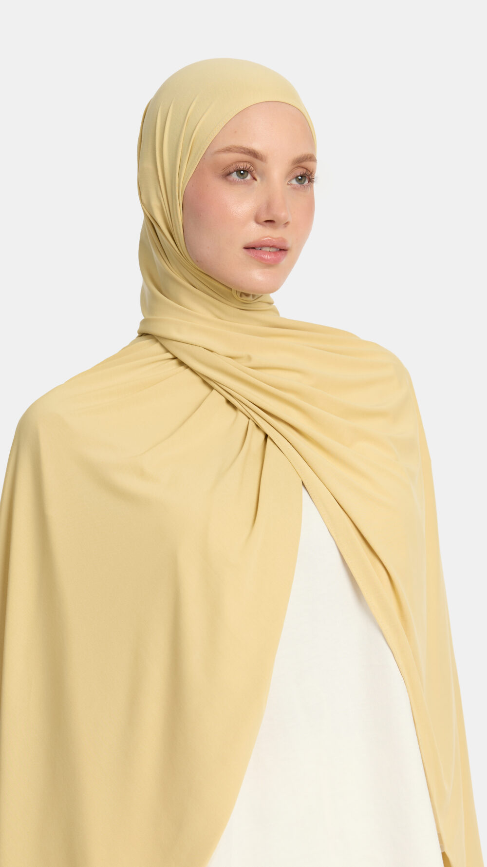 Breathable jersey scarf Toast Lime