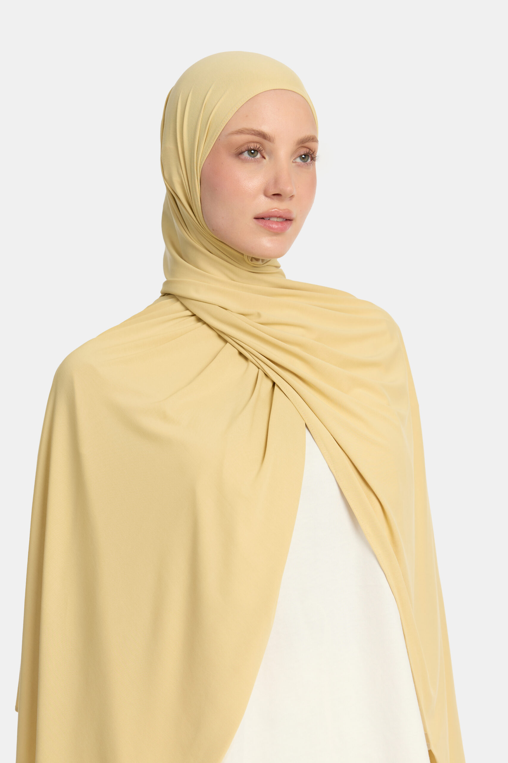Breathable jersey scarf Toast Lime