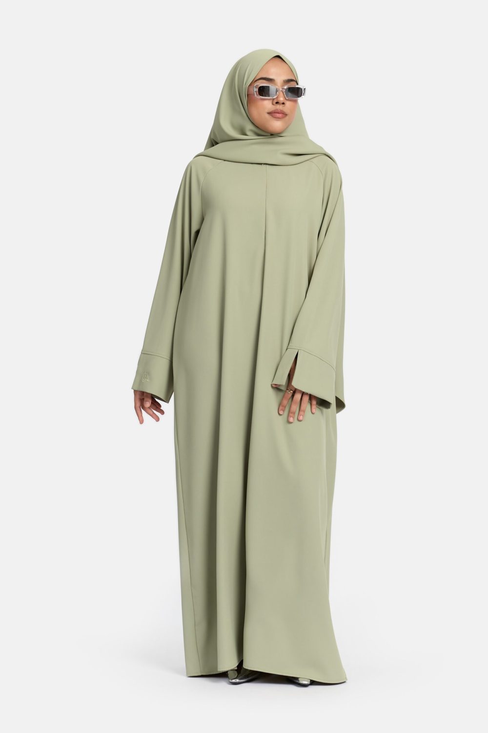 Oversized abaya Pastel Sage