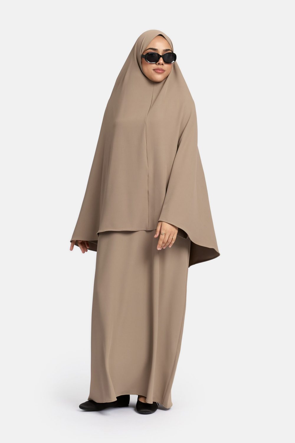 Heup khimar Greyish (oversized collectie)