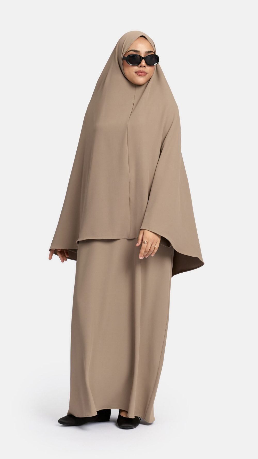 Heup khimar Greyish (oversized collectie)