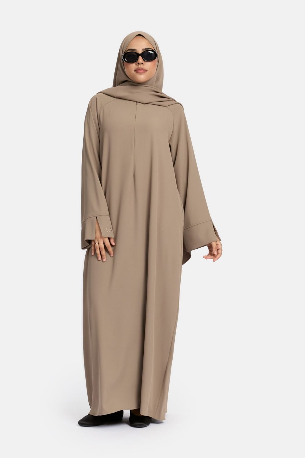 Oversized abaya Greyish