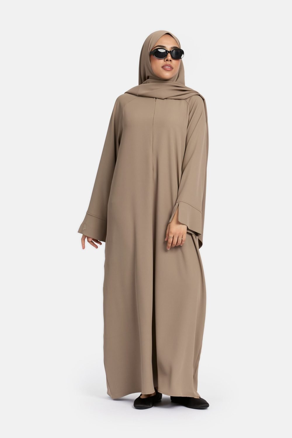 Oversized abaya Greyish - Afbeelding 2