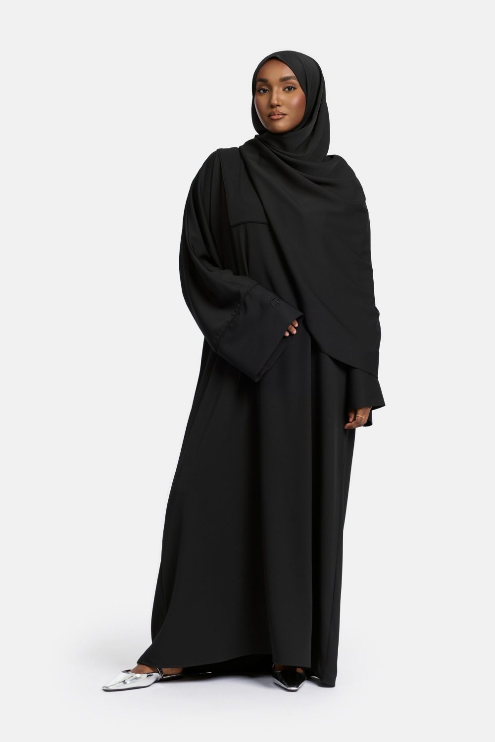 Farasha Éclat abaya Black