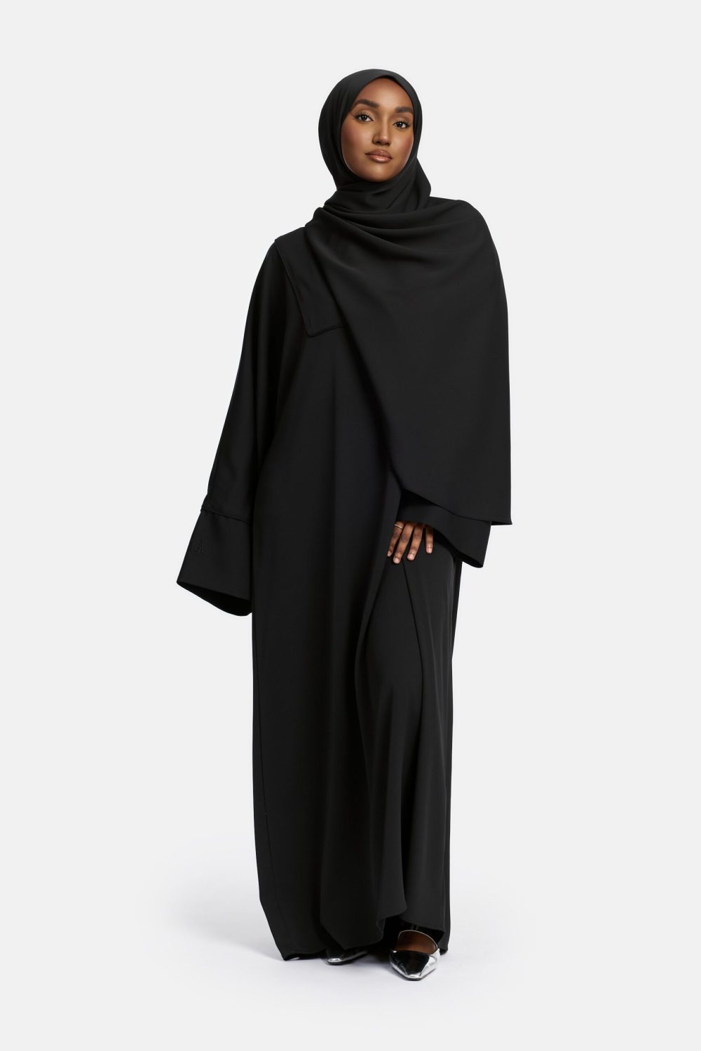 Farasha Éclat abaya Black - Afbeelding 2